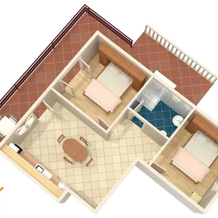 With Parking Space Prizba, Korcula - 219 Appartement